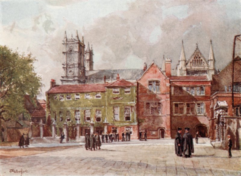 Westminster Abbey, fra Westminster School af John Fulleylove