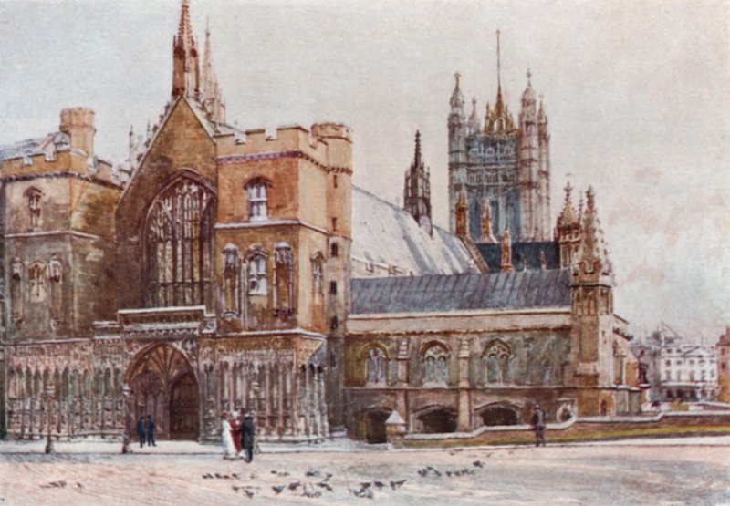 Westminster Hall og Victoria Tower af John Fulleylove