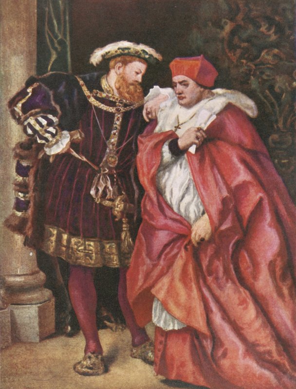 Henry VIII og kardinal Wolsey af John Gilbert