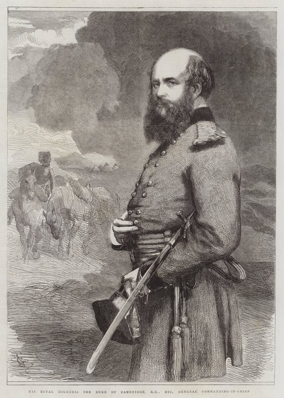 Hans Kongelige Højhed Hertugen af Cambridge, KG, osv., indgravering af General Commanding-in-Chief af John Gilbert
