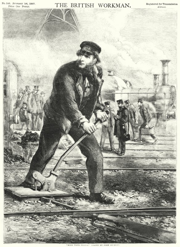 "Pas på dine punkter" (gravering) af John Gilbert