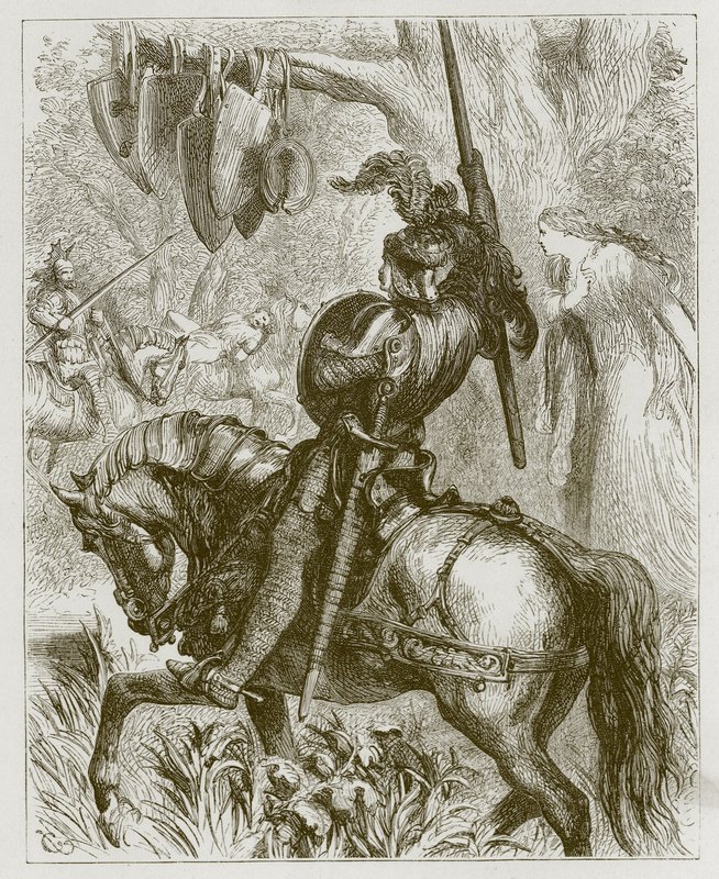 Sir Launcelot du Lake af John Gilbert