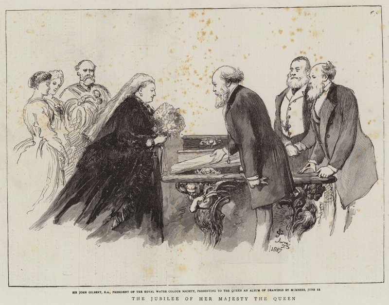 Hendes Majestæt Dronningens jubilæum af John Gilbert
