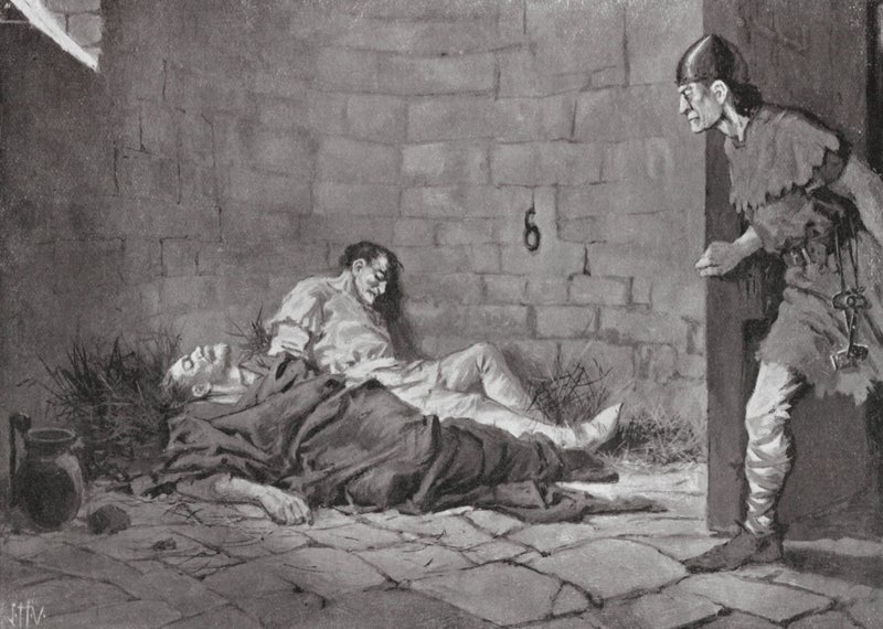 Fængsling og død af hertugerne Erik og Valdemar af John Harris Valda