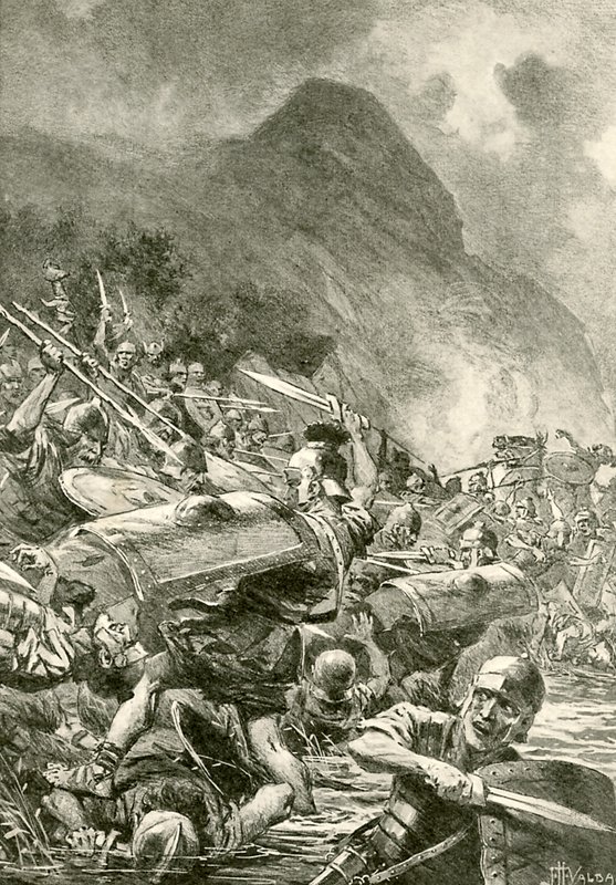 Slaget ved Trasimene-søen af John Harris Valda