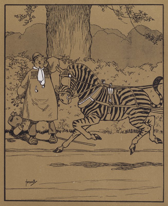 En rustik forvandlet til en Teetotaler (farve litho) af John Hassall