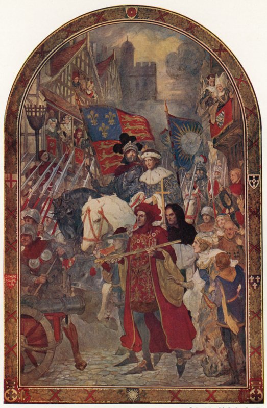 Henrik VI. Slaget ved Barnet, 1471 af John Henry Amshewitz