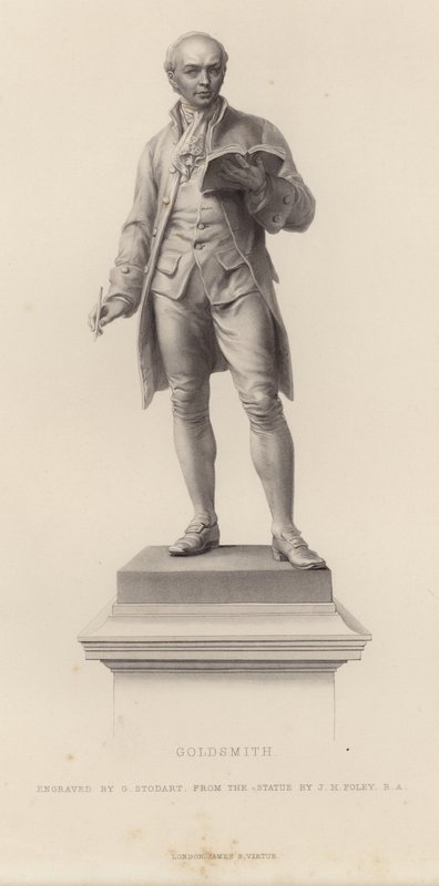 Statue af Oliver Goldsmith af John Henry Foley