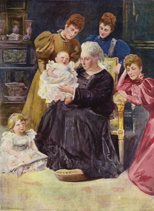 Queen Victorias karakter: Simplicity (farve litho) af John Henry Frederick (after) Bacon
