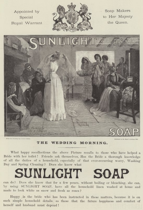Annonce, Sunlight Sæbe af John Henry Frederick Bacon