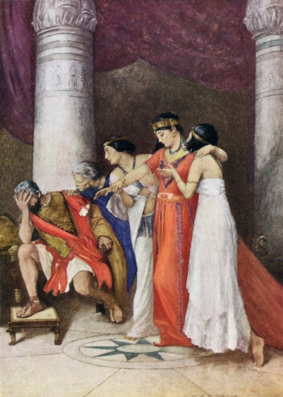 Antony og Cleopatra af John Henry Frederick after Bacon
