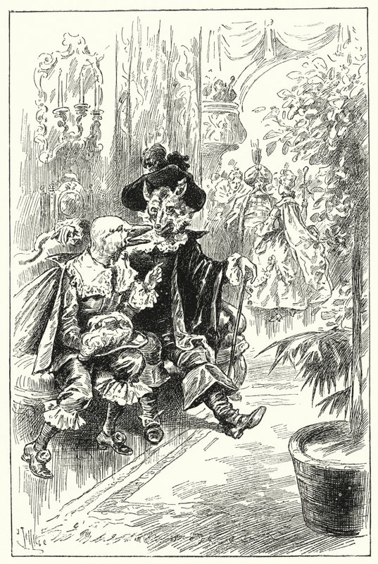 Lady Bettys maskerade (litho) af John Jellicoe