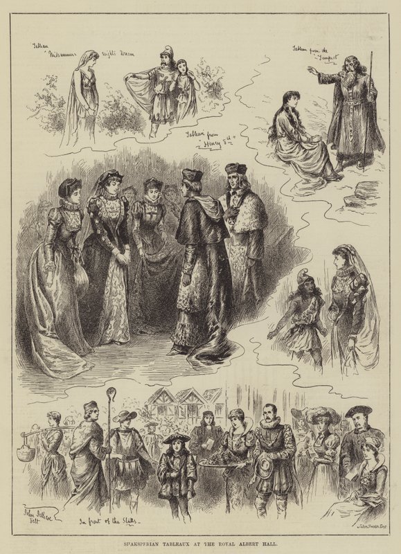 Shakespeares Tableau i Royal Albert Hall af John Jellicoe