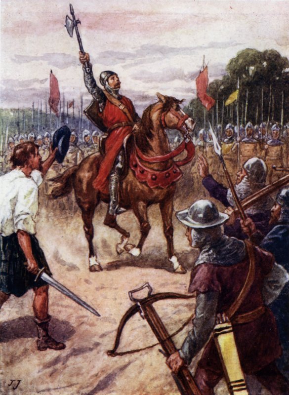 William Wallace i slaget ved Falkirk, Skotland af John Jellicoe