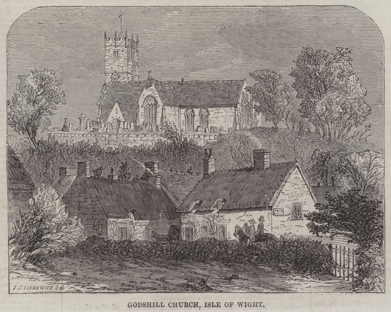 Godshill Church, Isle of Wight af John Jessop Hardwick