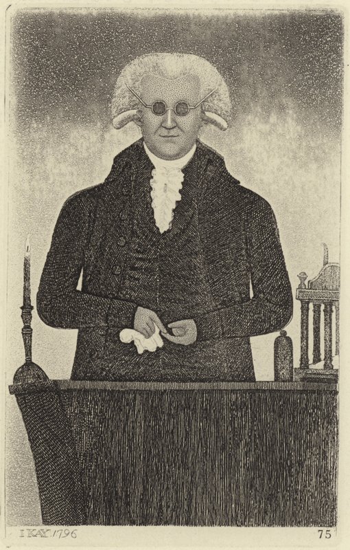 Portræt af Henry Moyes af John Kay