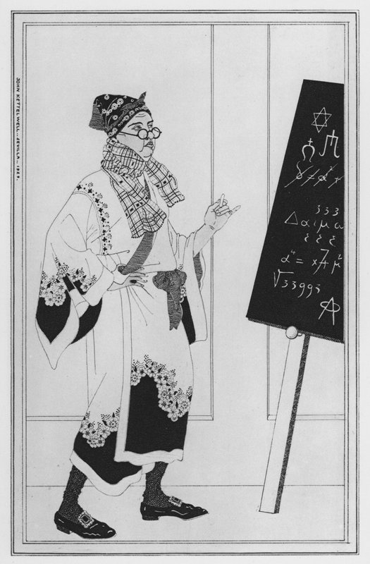 Illustration til Love for Love af William Congreve (litho) af John Kettelwell