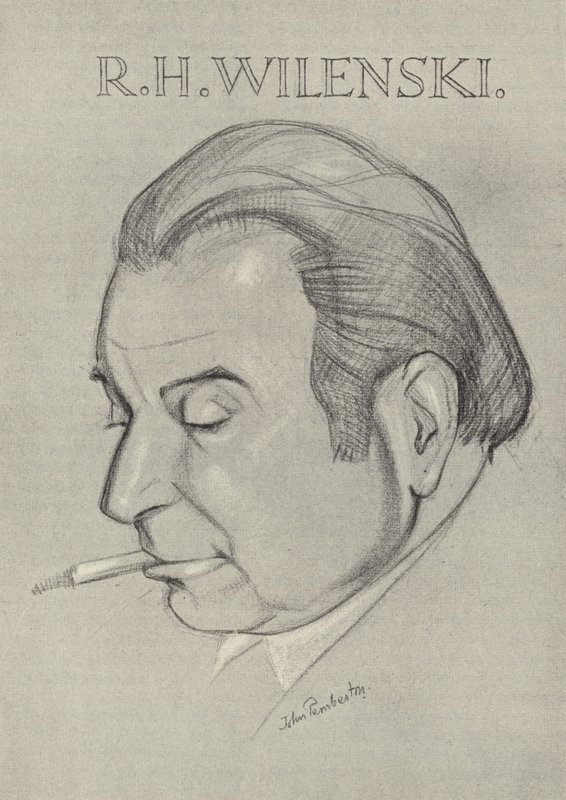 R H Wilenski, engelsk kunstkritiker og forfatter af John L. Pemberton