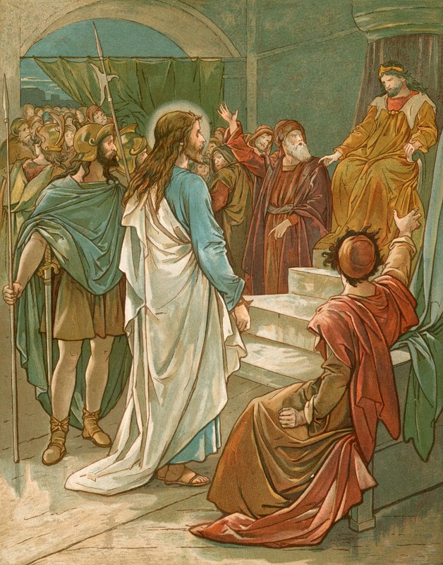 Jesus foran Pilatus af John Lawson