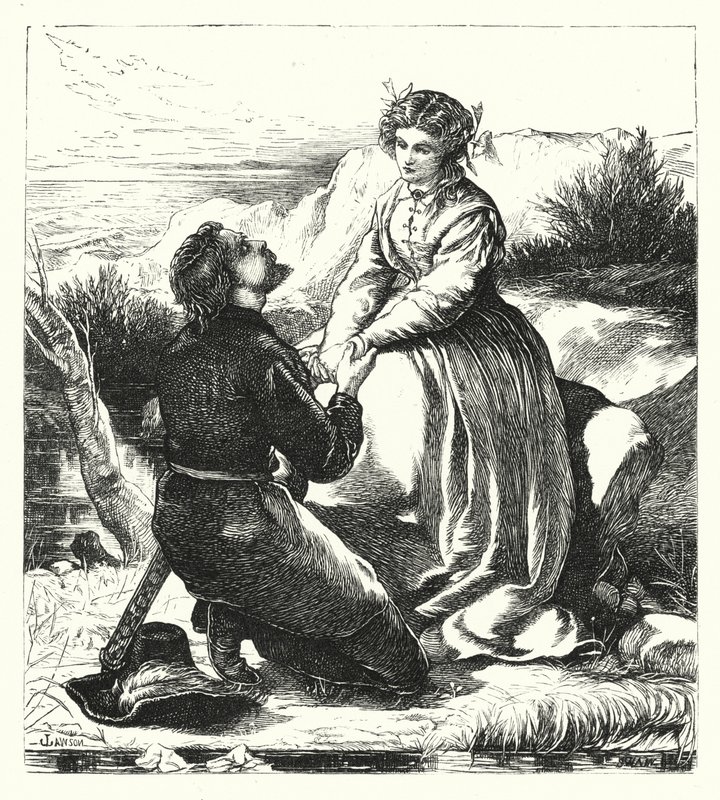 Kærlighedskalender (gravering) af John Lawson