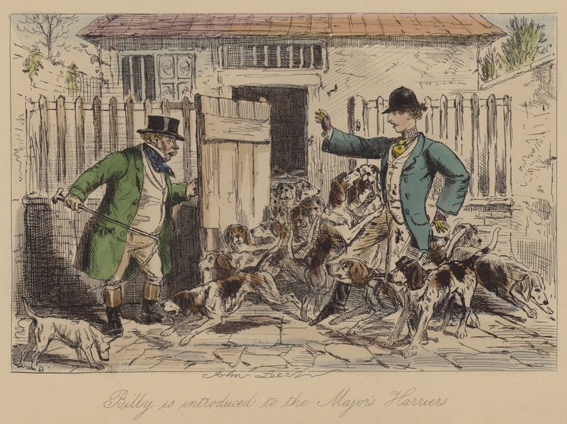Billy præsenteres for Mayors Harriers af John Leech
