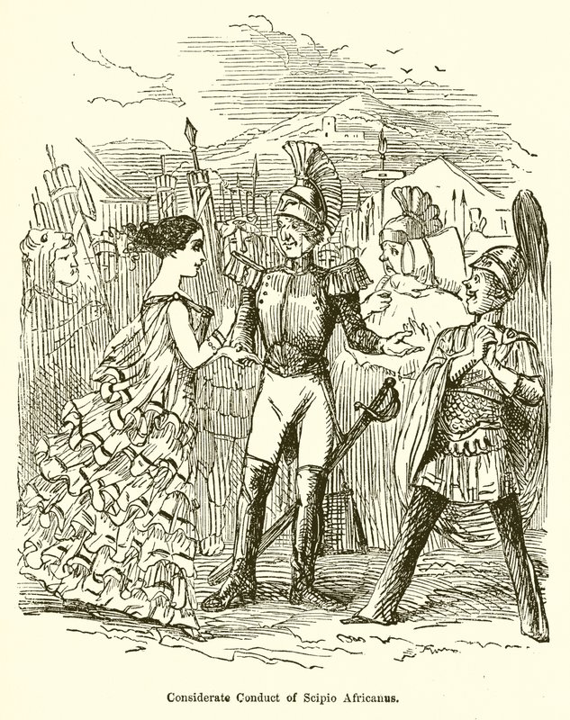 Overvej Scipio Africanus adfærd af John Leech