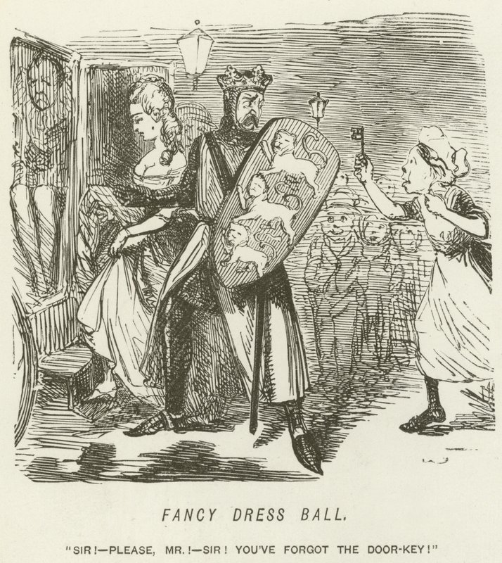 Fancy Dress Ball af John Leech