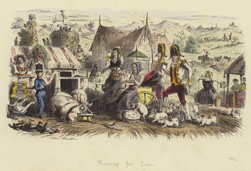 Landbrug for damer af John Leech