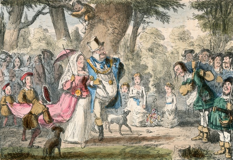Henrik VIII og hans dronning 