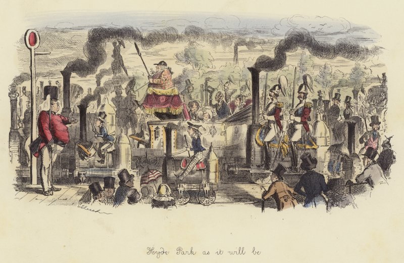 Hyde Park som det bliver af John Leech