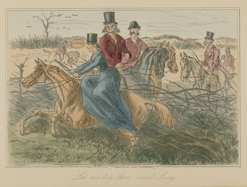 Lad mig prøve, så sagde Lucy af John Leech
