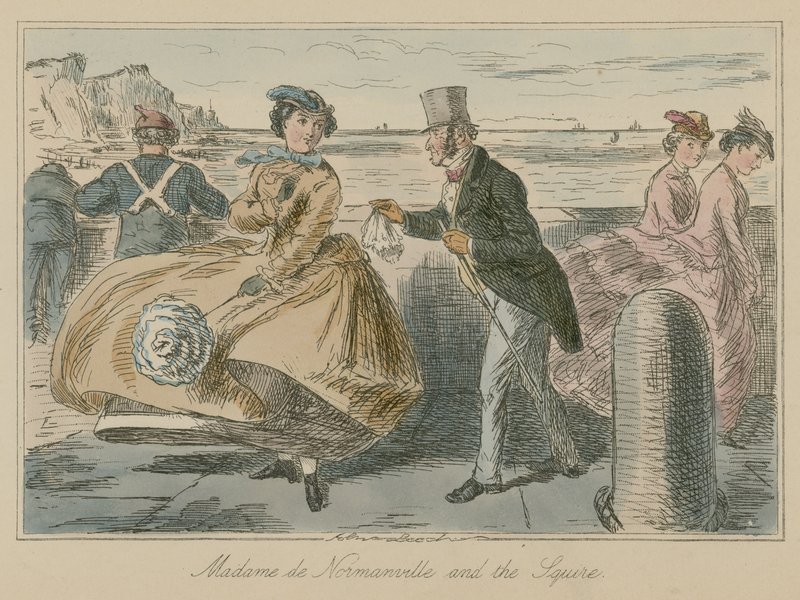 Madame de Normanville og Squire af John Leech