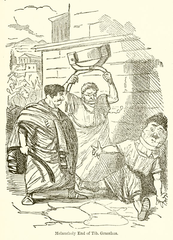 Melankolsk Slutning af Tib. Gracchus af John Leech