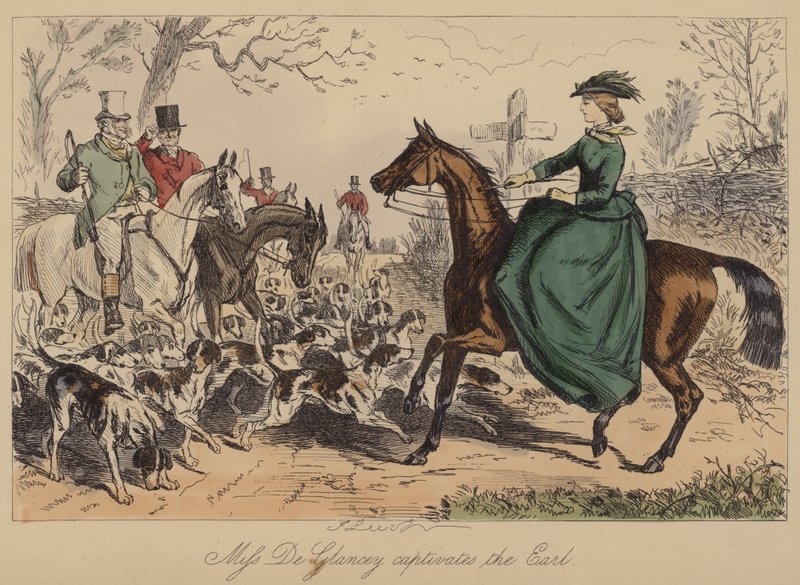 Miss De Glancey betager jarlen af John Leech