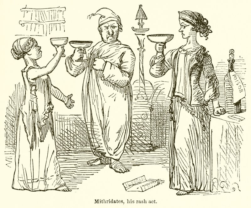 Mithridates, hans Rash Act af John Leech