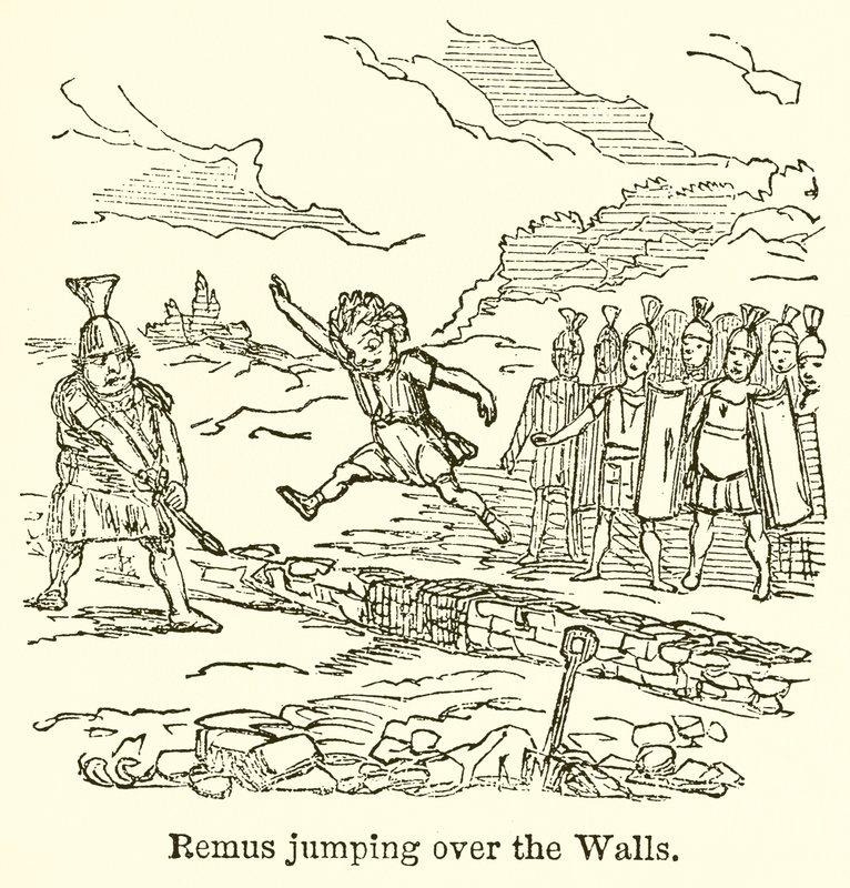 Remus hopper over murene af John Leech