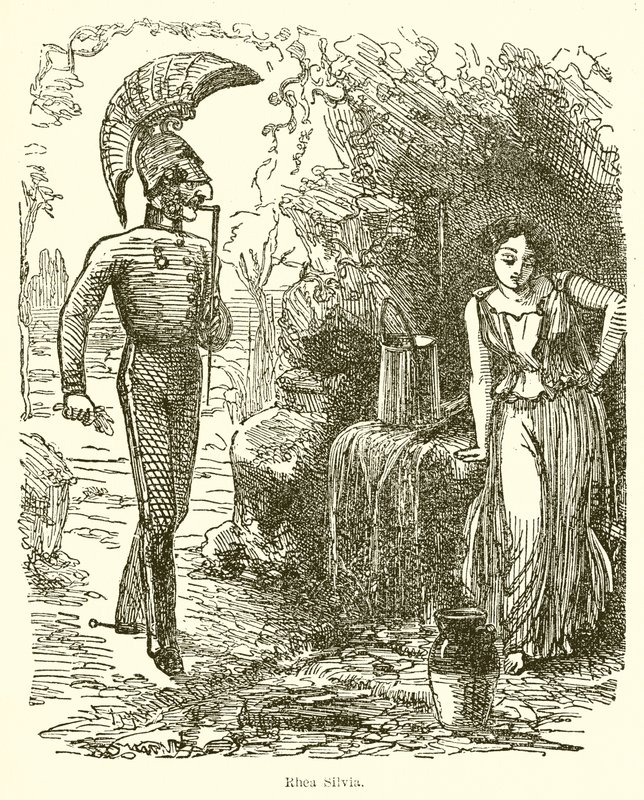 Rhea Silvia af John Leech