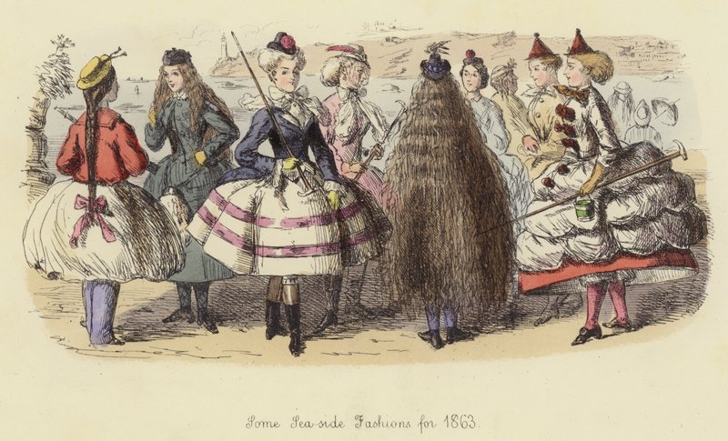 Nogle havmoder fra 1863 af John Leech