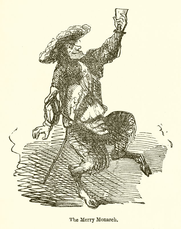 Den glade monark af John Leech