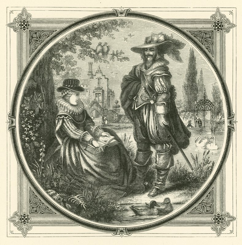 Fugle af en fjer vil flokkes sammen (gravering) af John Leighton