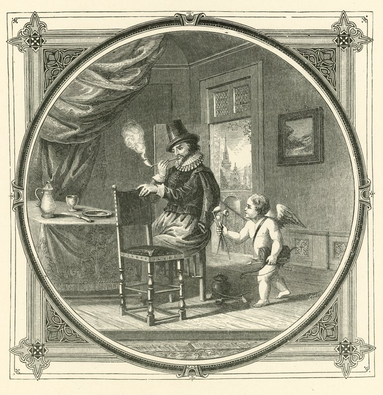 Røg er elskendes mad (gravering) af John Leighton