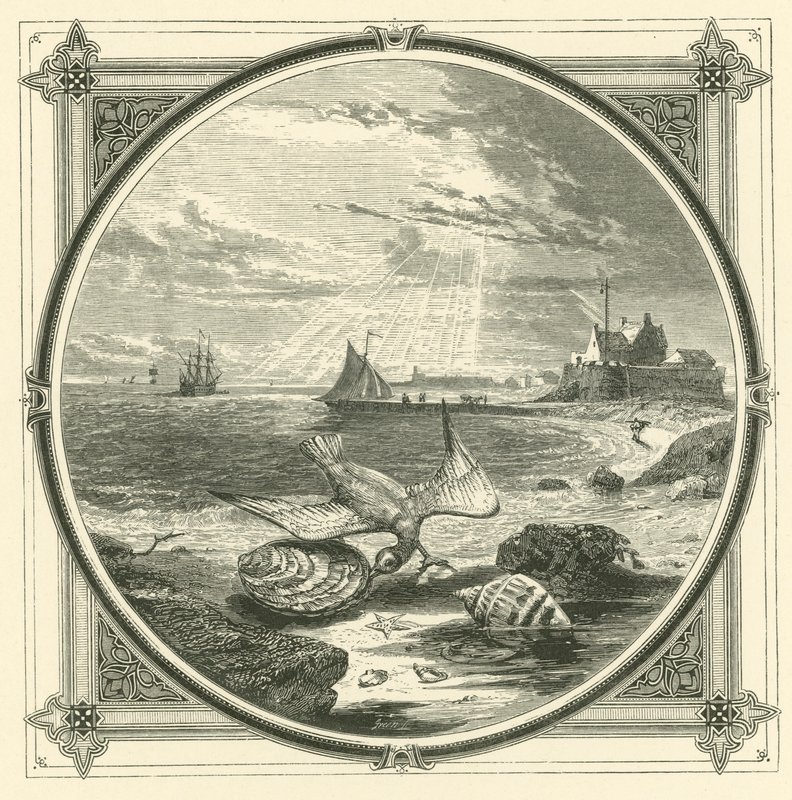 Bideren bidt (gravering) af John Leighton