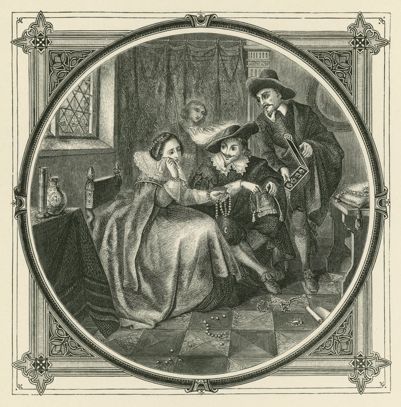 Mens hun græder, fortærer hun (gravering) af John Leighton