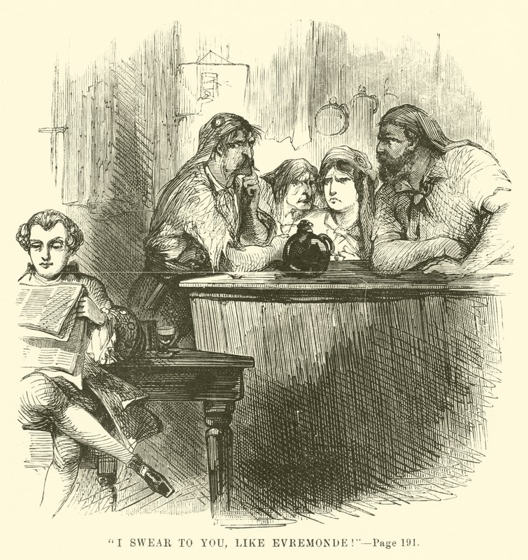 Illustration til A Tale of Two Cities af Charles Dickens af John McLenan