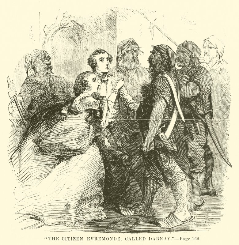 Illustration til A Tale of Two Cities af Charles Dickens af John McLenan