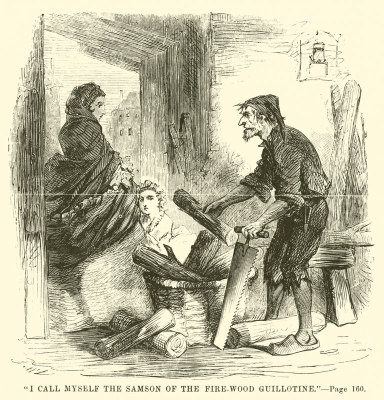 Illustration til A Tale of Two Cities af Charles Dickens af John McLenan