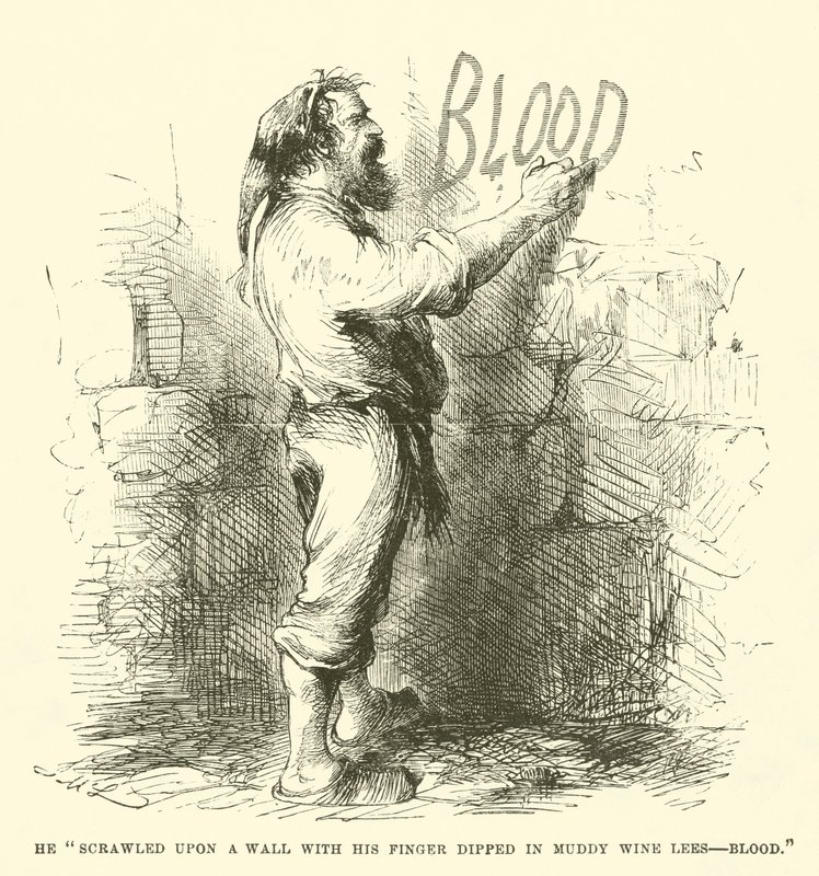 Illustration til A Tale of Two Cities af Charles Dickens af John McLenan