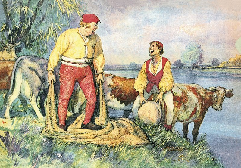Store Claus og Lille Claus af John Millar Watt