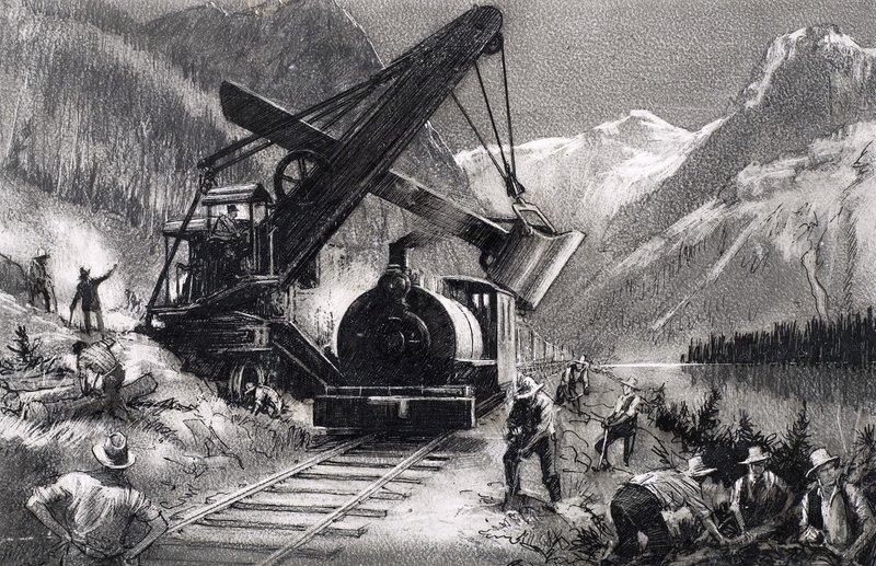 Hvem sagde... "Dette vanvittige projekt". Konstruktionen af Canadian Pacific Railway af John Millar Watt