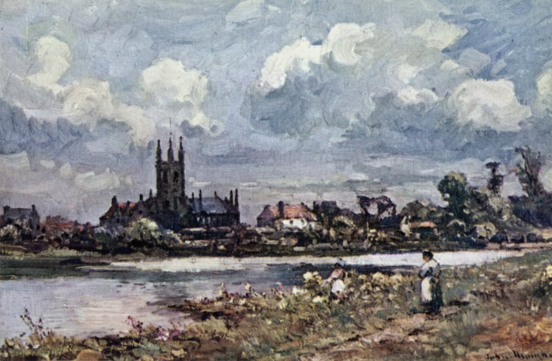 Hampton (farve litho) af John Muirhead